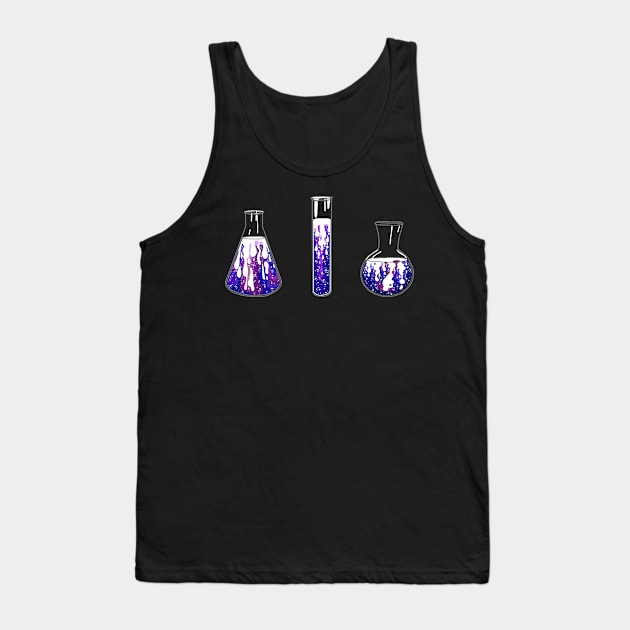 Galaxies in test tubes Tank Top by HighFives555